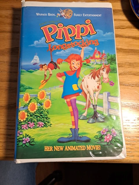 PIPPI LONGSTOCKING ANIMATED Movie VHS Tape 1997 Clamshell EUR 1,42 ...