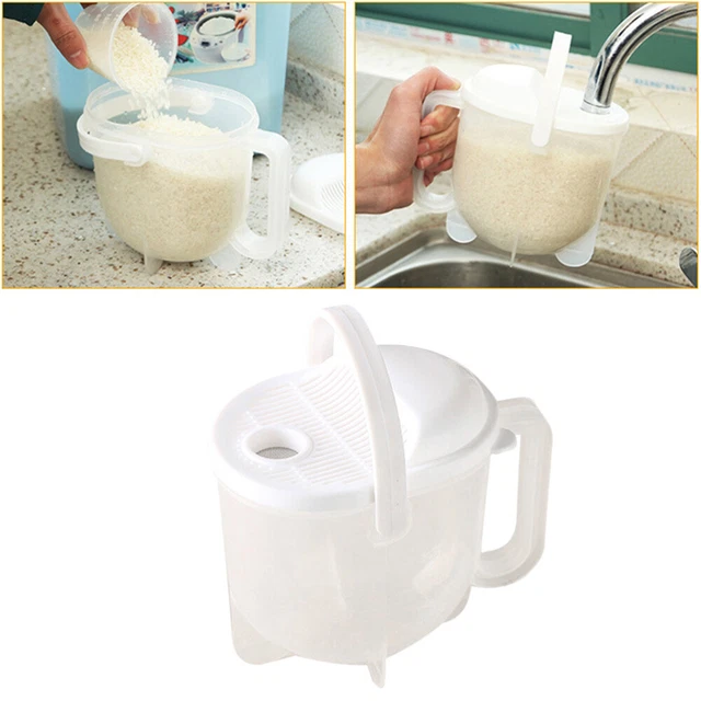 Recipientes de plástico para alimentos vegetales para lavado de arroz colador baya