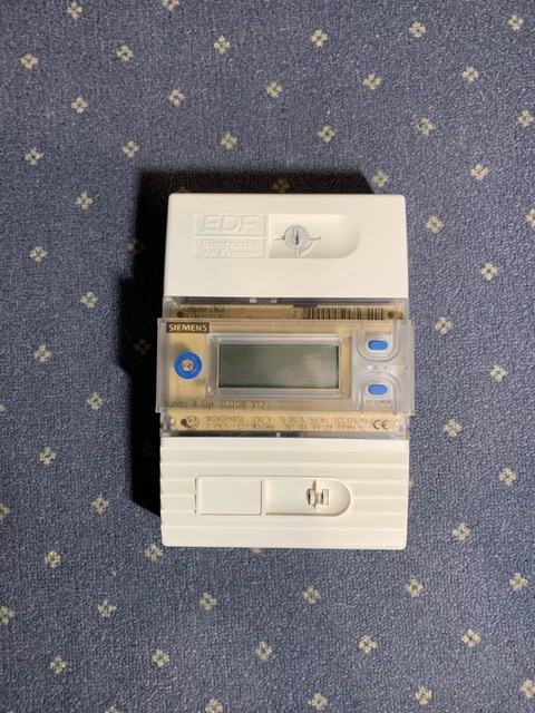 Compteur Electrique Siemens L16C2 Avec Connectique C3 C4 En Très Bon Etat