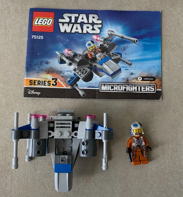 LEGO STAR WARS 75125 - Resistance X-Wing Microfighter - Vollst?�ndig & Anleitung EUR 6,50 