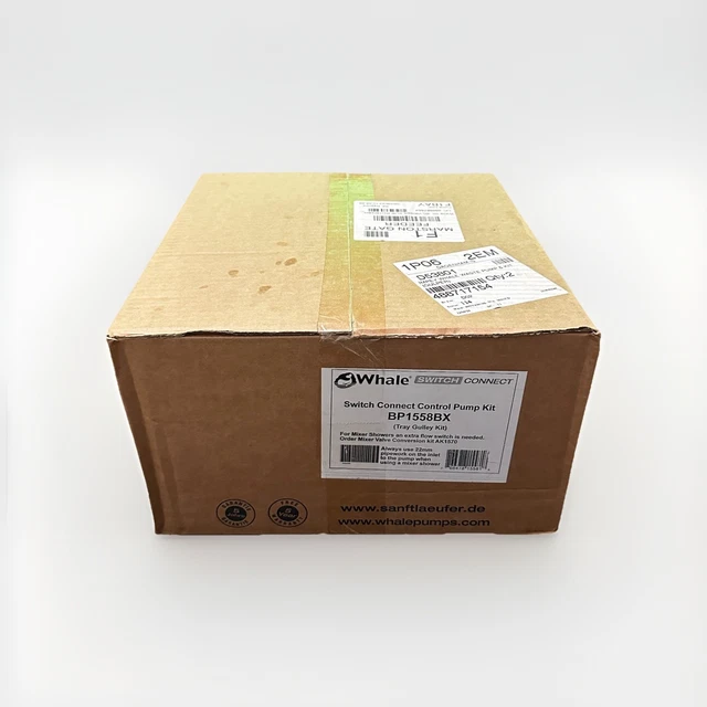 WHALE SWITCH CONNECT Control Shower Waste Pump Kit BP1558BX - NEW BOXED ...