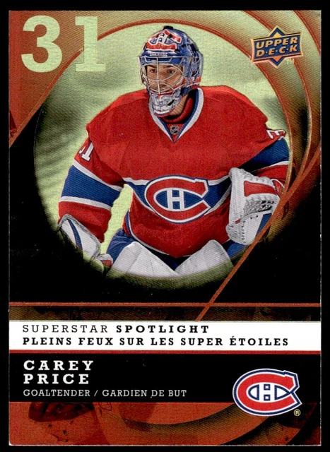 2008-09 McDonald's Upper Deck Superstar Spotlight Carey Price Montreal Canadiens