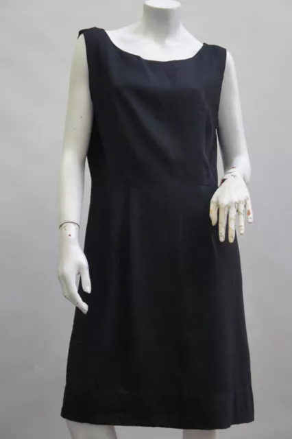Vintage 50s-60s Little Black Dress Mid Century Mod