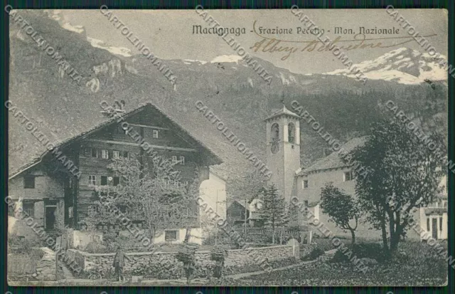 Verbania Macugnaga Little Postcard QQ5488