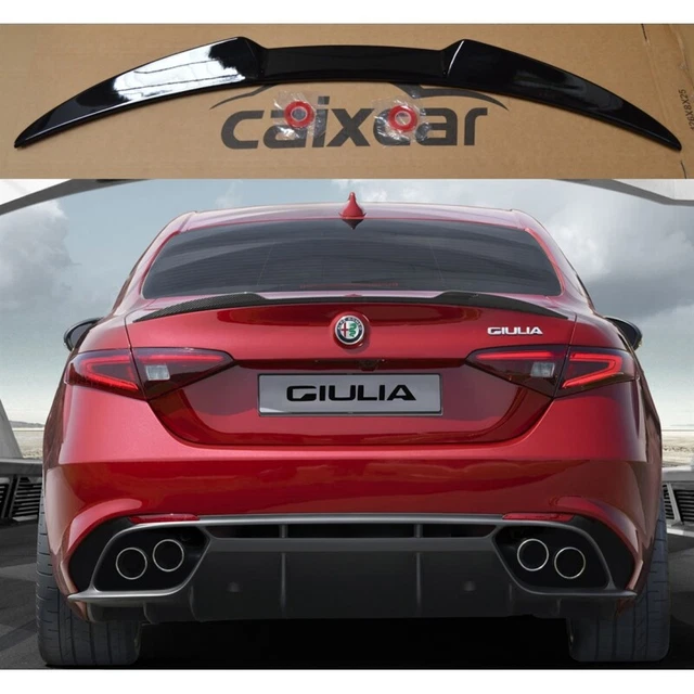 Spoiler Lèvre Arrière Pour Alfa Romeo Giulia 2015+ - En PU Non Peint - Pour Personnalisation Sportive