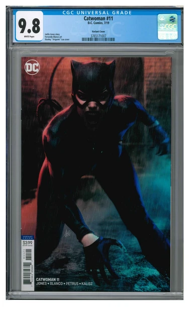 Catwoman #11 (2019) Stanley Artgerm Lau Variant CGC 9.8 HH139