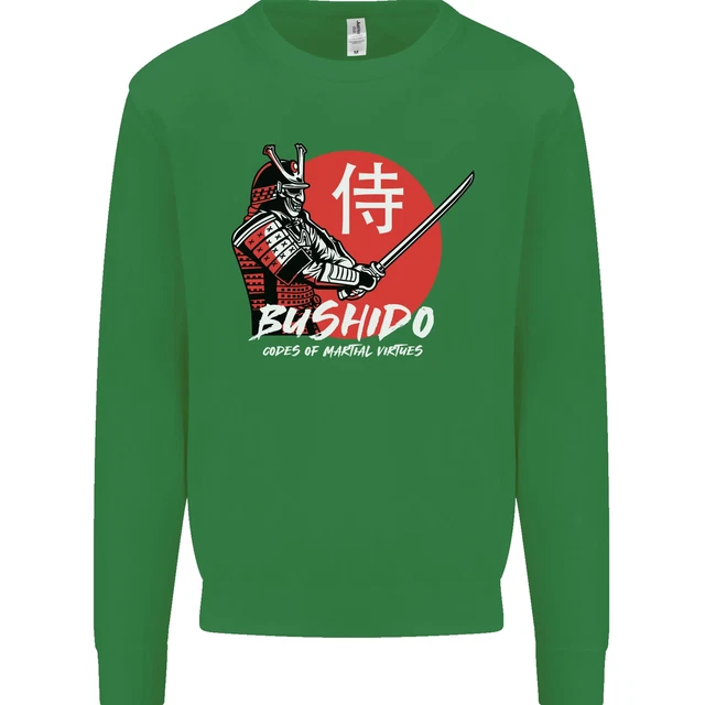 Felpa maglione Bushido Samurai Warrior Sword Ronin MMA Sword 10