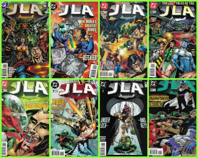 °JLA #1 2 4 5 6 7 8 17° US DC 2002 Auswahl Grant Morrison