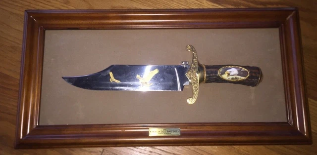 FRANKLIN MINT THE American Eagle Bowie Knife by Ronald Van