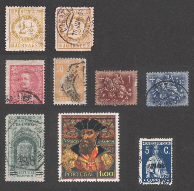 Portugal Lot gestempelt