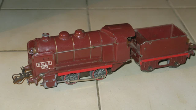 Hornby : Train Echelle 0 Loco Type 020 Electrique Avec Son Tender 20 V
