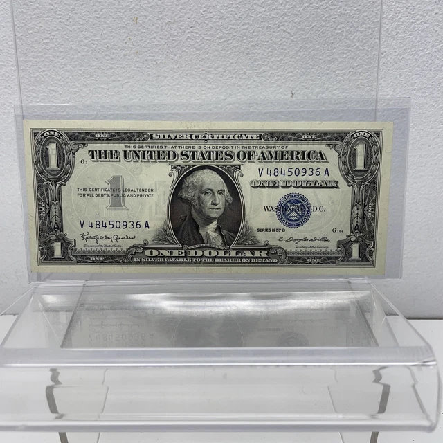 1957 B Series One Dollar Silver Certificate United States $1 Choice Uncirculated