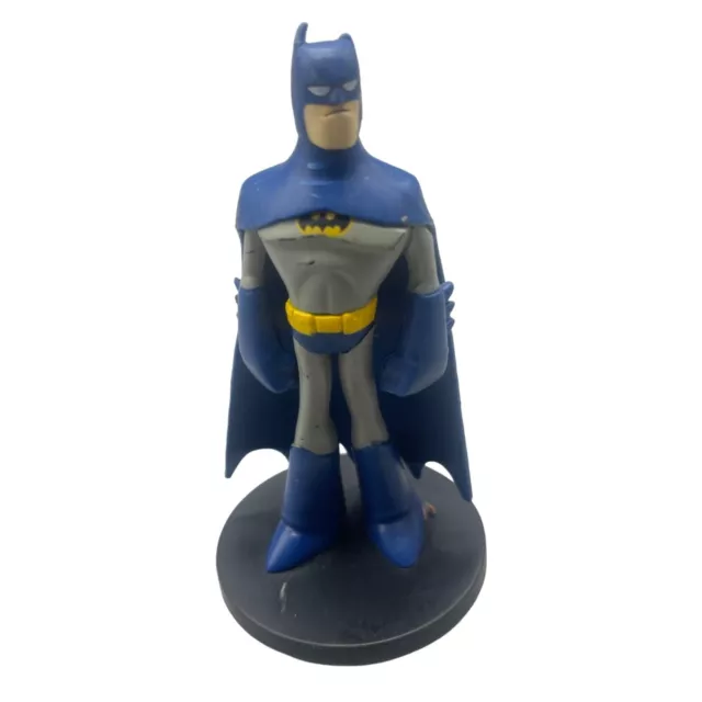 Funko DC Series 1 Hero World Vinyl Figure Batman on stand 3.75" READ used tip of
