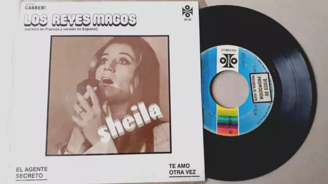 SHEILA-LOS REYES MAGOS -7"EP-Mexico Single promo Radio Unique cover-ORFEON