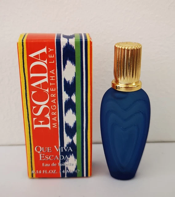MINIATURE PARFUM ESCADA Que viva Edt 4ml PLEIN ANCIEN RARA EUR 8,90