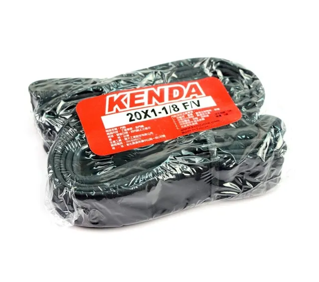 KENDA 20x1-1/8 F/V Presta/French Folding Bike 451 Inner Tubes - 2 pcs