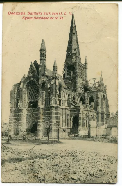 CPA - Carte postale - Belgique - Dadizeele - Eglise Basilique de N. D. - 1919 (H