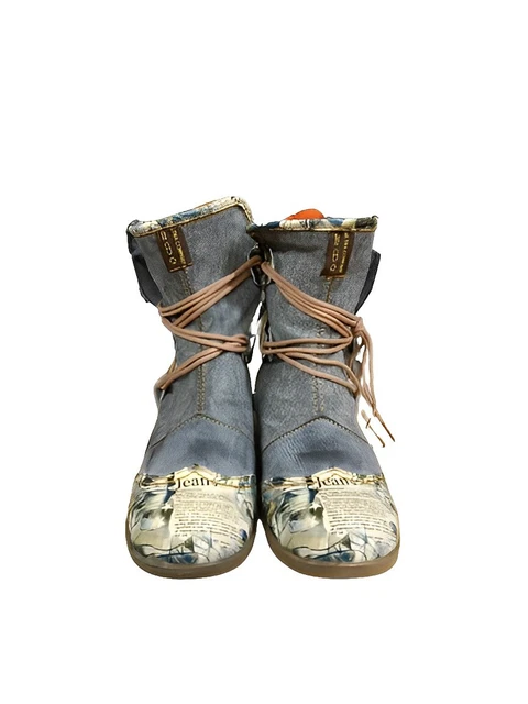 TMA 5061 Femmes Hiver Bottes Fourrées Cuir Véritable Bottes Noir Gr. 37 Neuf