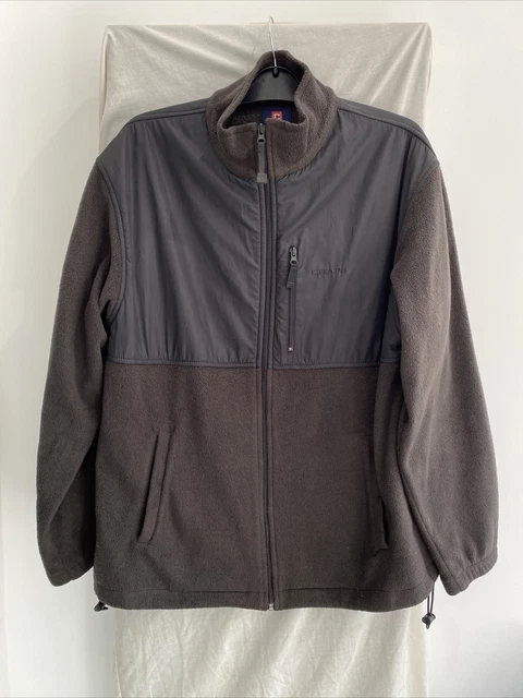 CHAPS Charcoal Full Zip Fleece Jacket Size L (ref 3)