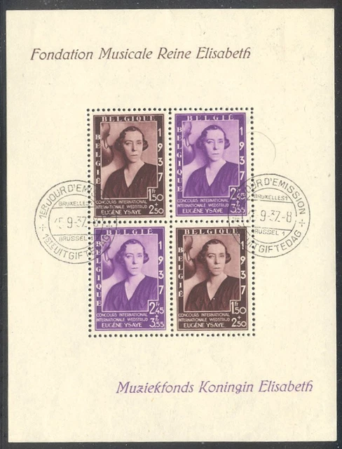 Belgique #B199 D'Occasion - 1937 Elisabeth S/S