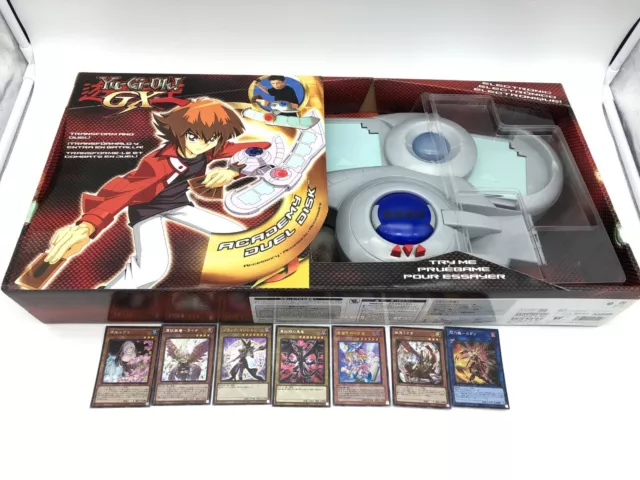 Yu-Gi-Oh! Yugioh GX Academy Duel Disk & 7 Promo Card Set Konami from Japan Rare