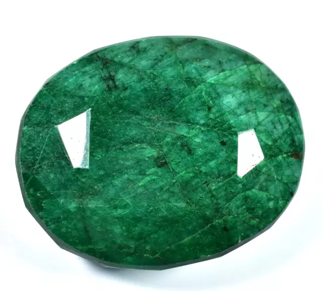 467.60 Ct Natural HUGE Green Zambian Emerald Certified Museum Oval Gemstone 3