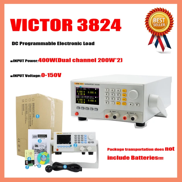 VICTOR 3801S/3801/3802/3803/3804/3824 DC Carica elettronica programmabile DC  IK