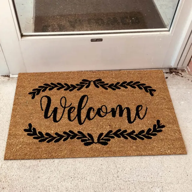 Divertido tapete de redacción tapete de vacaciones tapete de puerta de bienvenida tapete de poliéster tapete de puerta