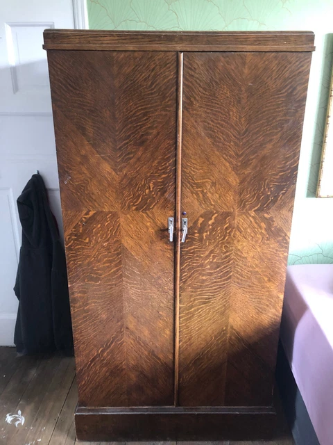 wooden antique compactum wardrobe