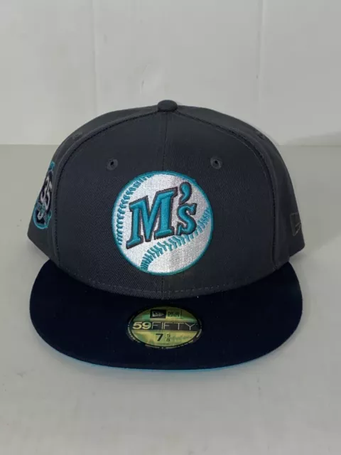 New Era 59Fifty Seattle Mariners City Connect Patch Word Hat - Black, – Hat  Club