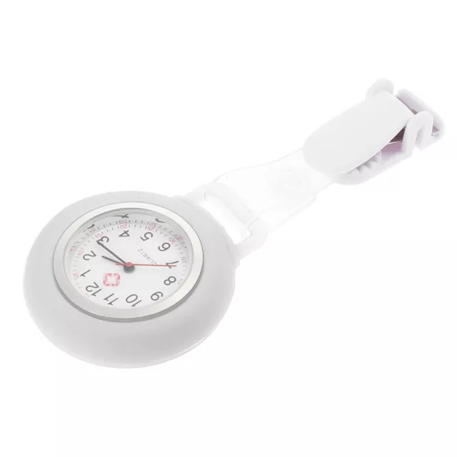 Montre De Poitrine D'infirmière Bracelet En Silicone Gousset Épinglette