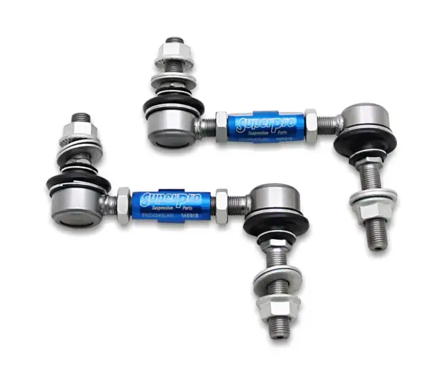 SuperPro Swaybar Link Front Kit Heavy Duty Adjustable Fits Ford TRC1245L