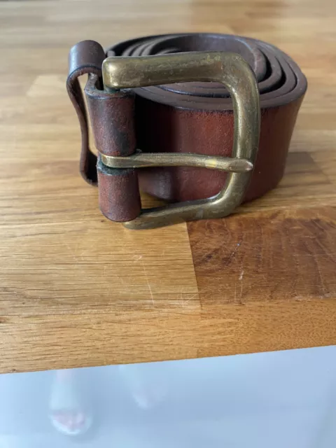 CARHARTT Brown Leather  Belt Size 36