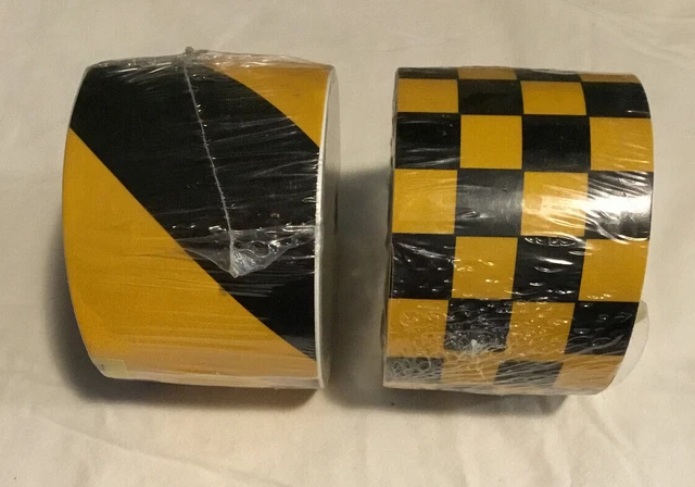 Hazard Warning Floor Self Adhesive Tape 3in. x 30ft.