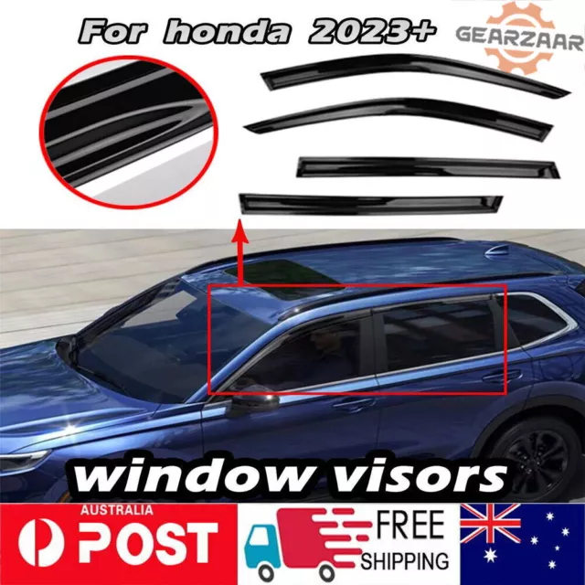 4pcs Weathershields Window Visors Weather Shields For Honda CR-V CRV 2023-2024