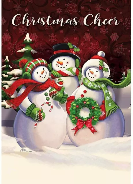 Custom Decor Christmas Cheer - Standard Size, Decorative Double Sided,40" x 28"