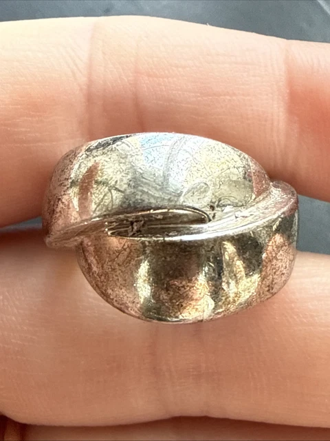 Bague Agatha Vintage En Argent 925 - Taille 54/55 - Noir - Occasion élégante - Pièce Unique