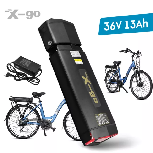 Ebike Akku 36V 13Ah Lithium Batterie für 350W 500W Motor E-Bike Elektrofahrrad