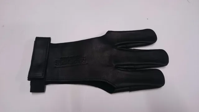Silver Archery-Leather Shooting Glove RH/LH-Black Antique cowhide
