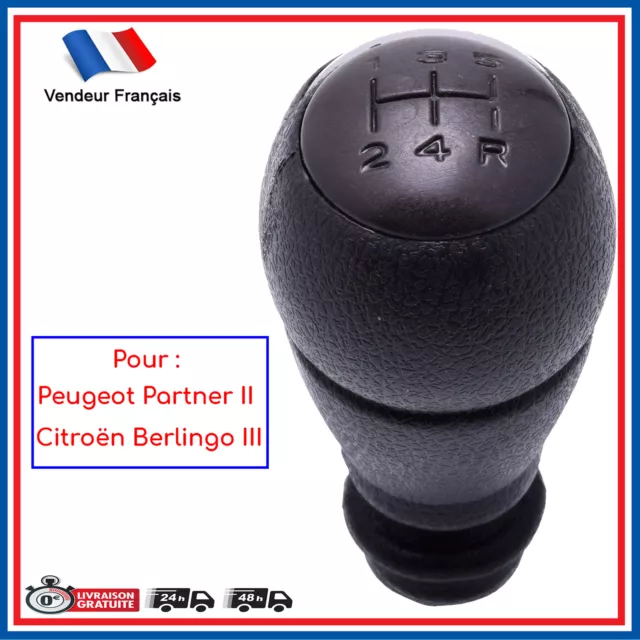 Pour Citroen Xsara Picasso Peugeot Pommeau Levier 5 Vitesses Noir
