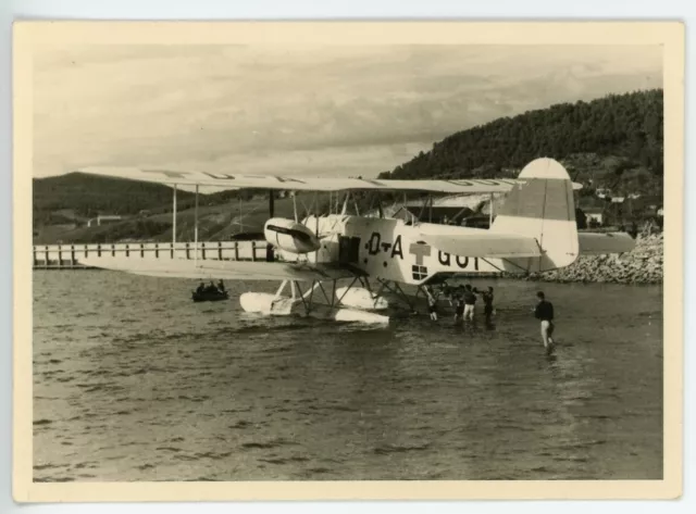 German WW2 Photo Heinkel He-59 Search & Rescue Sea Plane, State Service NICE!