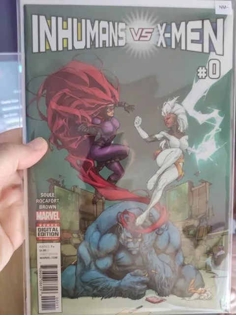 Marvel Comics Inhumans Vs X-Men #0 January 2017 1St Print