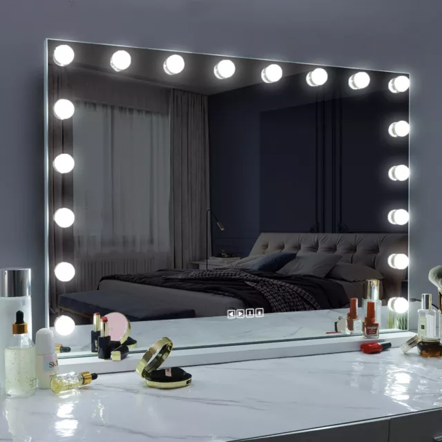 HOLLYWOOD MIRROR VANITY Make Up Specchio con Luci LED Specchio