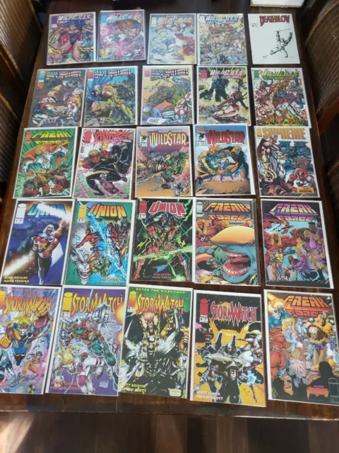 25 Image Comics Supreme Union Freak Force Kindred Stormwatch Wild Star Wildcats