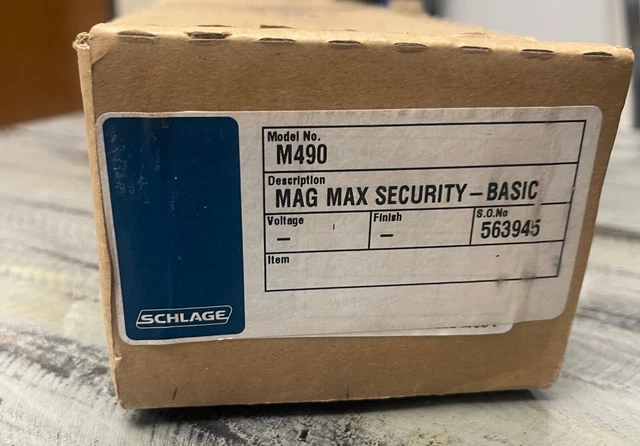 New Schlage M490 Mag Max-Basic Electromagnetic Lock