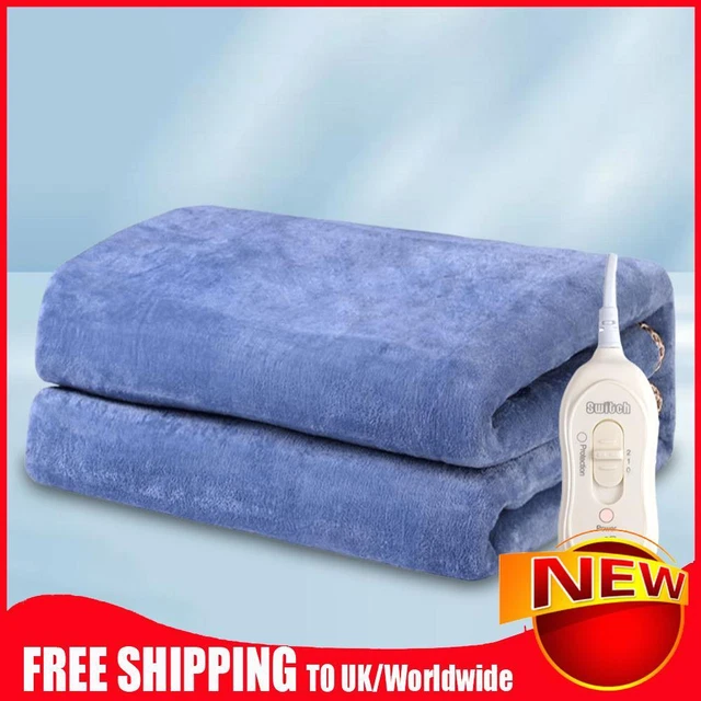 EU Single Intelligent Blanket Fleece Heated Blanket Washable Heating Lap Blanket