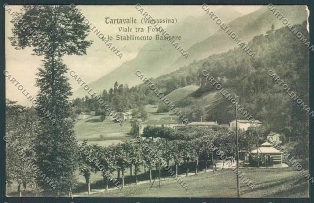 Lecco Bellano Tartavalle ABRASA cartolina LQ4808