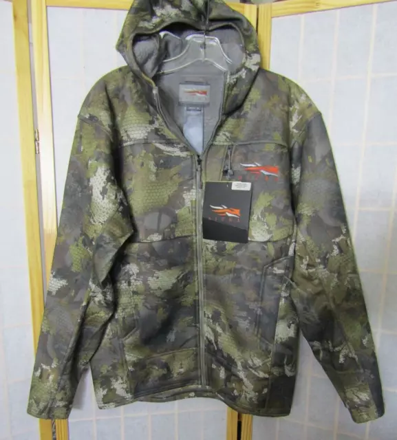 NWT Sitka Specialized Outdoor Wear Concealment Hood Jacket Zip Coat Men's M