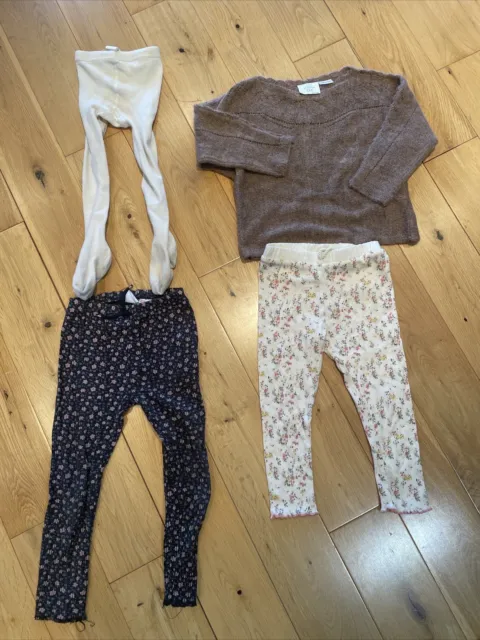 Pacchetto di vestiti per ragazze età 2-3 ed età 3-4 abiti Zara