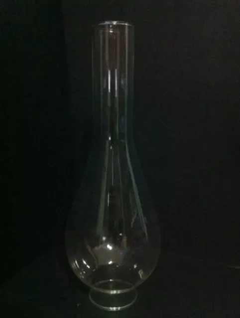 0051 Lume a petrolio  in vetro ricambio glass verrè bocce diam. inf. 4,1